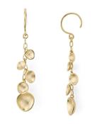 Nadri Sirena Linear Cluster Drop Earrings In 18k Gold-plated Sterling Silver