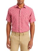Peter Millar Kiva Beach Linen Medallion Print Classic Fit Button Down Shirt