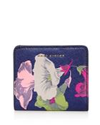 Marc Jacobs Morning Glories Open Face Saffiano Leather Bifold Wallet