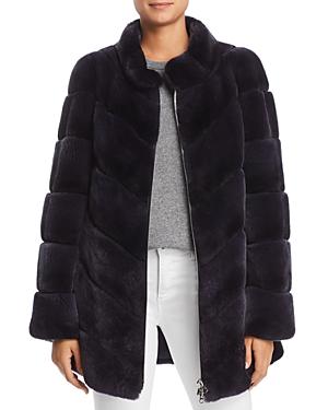 Maximilian Furs Rabbit Fur Coat- 100% Exclusive