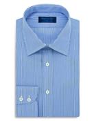 Hilditch & Key Fine Stripe Regular Fit Dress Shirt