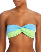 Peixoto Edy Colorblock Bandeau Bikini Top