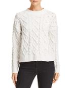 Honey Punch Chenille Cable Knit Sweater