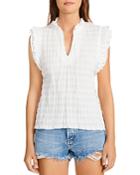 Bb Dakota Hearts A Flutter Crinkled Sleeveless Top