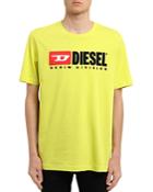 Diesel Embroidered-logo Graphic Tee