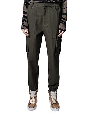 Zadig & Voltaire Pilote Canvas Cargo Pants