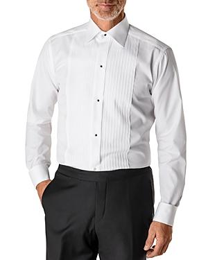 Eton Slim Fit Long Sleeve Pleated Bib Cotton Tuxedo Shirt