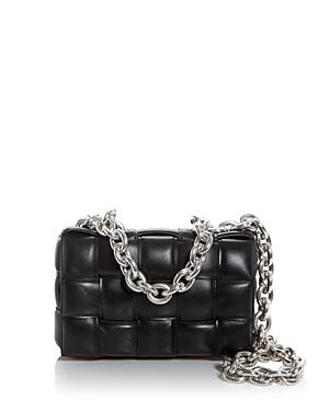 Bottega Veneta Cassette Woven Quilted Leather Crossbody