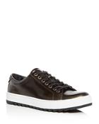 Karl Lagerfeld Men's Leather Lace Up Sneakers