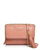Tory Burch Fleming Small Leather Convertible Shoulder Bag