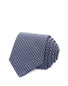 Hugo Diamond Print Silk Classic Tie