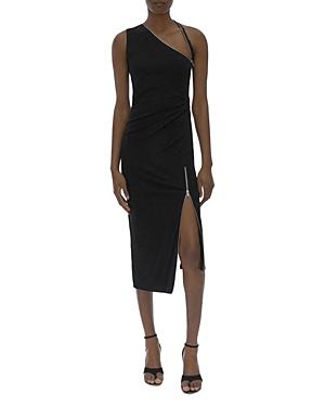 Helmut Lang Asymmetric Zipper Dress