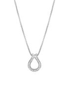 John Hardy Sterling Silver Classic Pave Diamond Pendant Necklace, 16