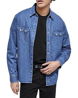 The Kooples Western Blue Denim Jacket
