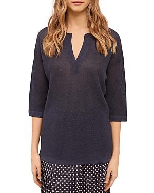 Gerard Darel Evely Ribbed Trim Sweater