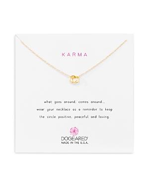 Dogeared Karma Ring Necklace, 16