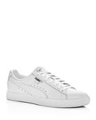 Puma Men's Clyde Core Leather Lace Up Sneakers