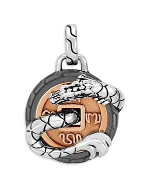 John Hardy Sterling Silver & Bronze Legends Naga Pendant