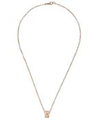 Gucci 18k Rose Gold Icon Blooms Ring Pendant Necklace, 17.5