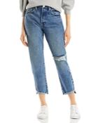 Frame Le Original Front Cuff Jeans In Adrift
