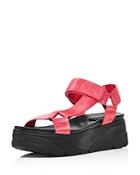 Aqua Women's Sun Strappy Wedge Platform Sandals - 100% Exclusive