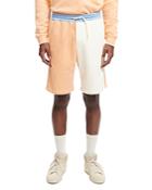Scotch & Soda Organic Cotton Relaxed Fit Color Block Sweat Shorts