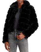 Blanknyc Cropped Faux Fur Jacket