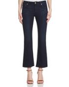 Michael Michael Kors Izzy Cropped Flare Jeans In Stellar Wash