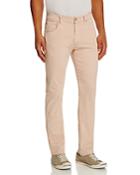 7 For All Mankind Luxe Performance Sateen New Tapered Fit Jeans In Light Pink