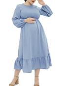 Ingrid & Isabel The Meadow Smocked Chambray Midi Dress