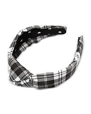 Lele Sadoughi Plaid Cotton Headband