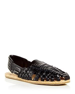 Saint Laurent Women's Woven Fisherman Sandals