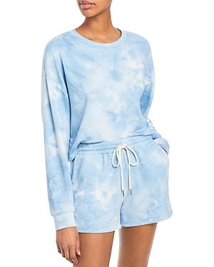 Aqua Tie Dye Pullover Sweatshirt - 100% Exclusive