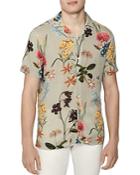 Reiss Kimi Botanical Floral Regular Fit Shirt