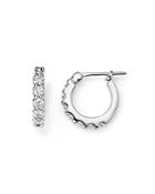 Diamond Huggie Hoop Earrings In 14k White Gold, 1.40 Ct. T.w. - 100% Exclusive