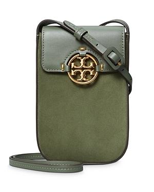 Tory Burch Miller Suede Phone Crossbody
