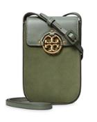Tory Burch Miller Suede Phone Crossbody