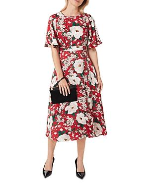 Hobbs London Bella Floral Midi Dress