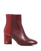Tory Burch Women's Brooke Two-tone Leather Booties