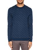 Ted Baker Crazy Geo Jacquard Sweater