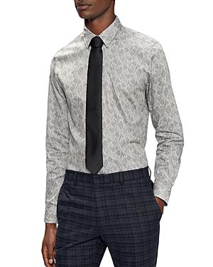 Ted Baker Eden Slim Fit Palm Leaf Print Shirt
