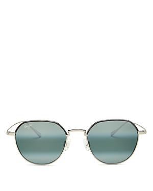 Maui Jim Unisex Polarized Round Sunglasses, 50mm
