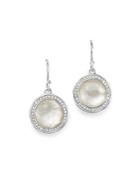 Ippolita Sterling Silver Lollipop Diamond & Mother-of-pearl Doublet Drop Earrings
