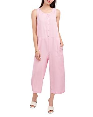 Vince Camuto Sleeveless Button Up Jumpsuit