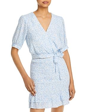 Lost And Wander Seaside Breeze Faux Wrap Top