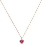 Kate Spade New York Spell It Out Cubic Zirconia Mini Heart Pendant Necklace, 17