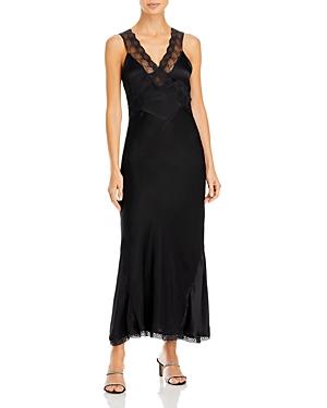 Bardot Mendez Lace Trim Slip Dress