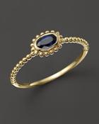 Lagos 18k Gold Oval Sapphire Stackable Ring