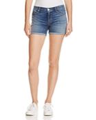 Hudson Mid Rise Cuffed Shorts In Coalition