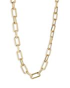 Nadri Golden Hour Cubic Zirconia Clasp Bold Link Necklace In 18k Gold Plated, 18
